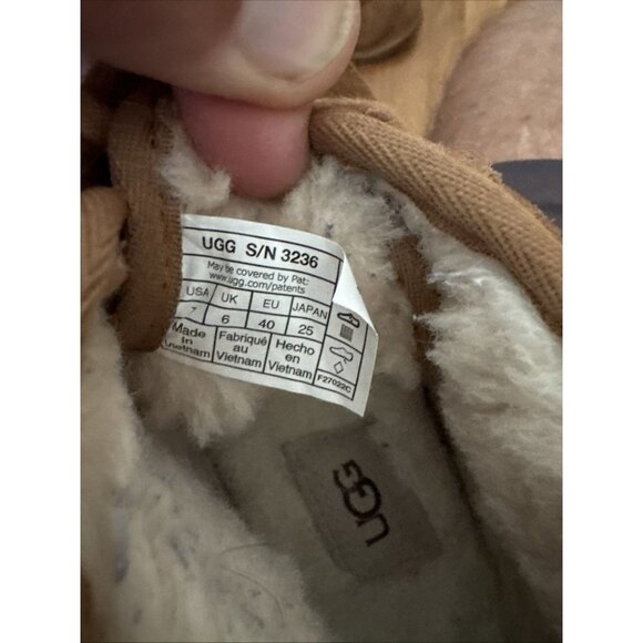 UGG Men’s Neumel Chukka Chesnut Brown Suede Ankle Boots S/N 3236 US Size 7 - Picture 5 of 7